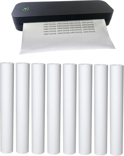 BPS BPA Free, 8 Rolls, Thermal Printer Paper 8.5X11 Letter Size, Rolled. for Aixiqee, , GUTHERREN, Jadens, Gloryang, Peripage, Munbyn, Hprt, Phomemo, Other Printers(Lasting 3 Years)