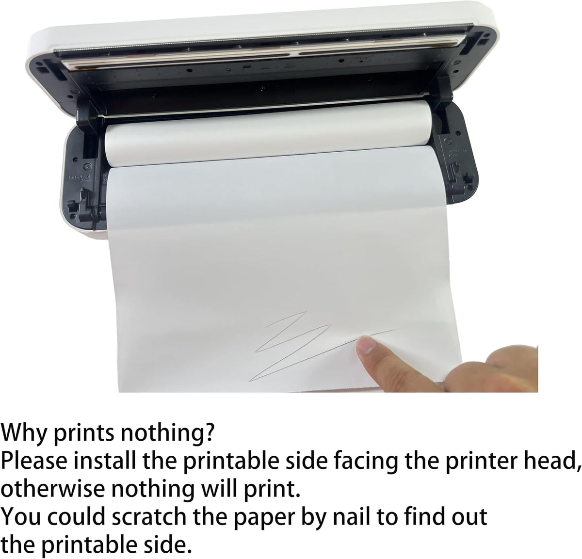 BPS BPA Free, 8 Rolls, Thermal Printer Paper 8.5X11 Letter Size, Rolled. for Aixiqee, , GUTHERREN, Jadens, Gloryang, Peripage, Munbyn, Hprt, Phomemo, Other Printers(Lasting 3 Years)