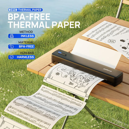 D810 Thermal Printer Paper 8.5 X 11 Inch, Advanced Thermal Printing, US Letter Size Thermal Paper Compatible with D810, Size 8.5" X 11", 1 Pack, 100 Sheets