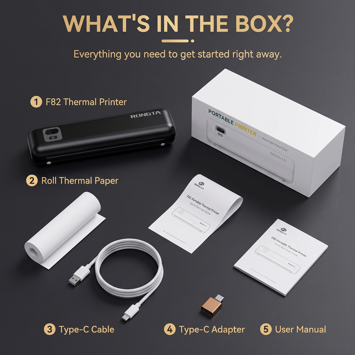 Bluetooth Portable Thermal Printer